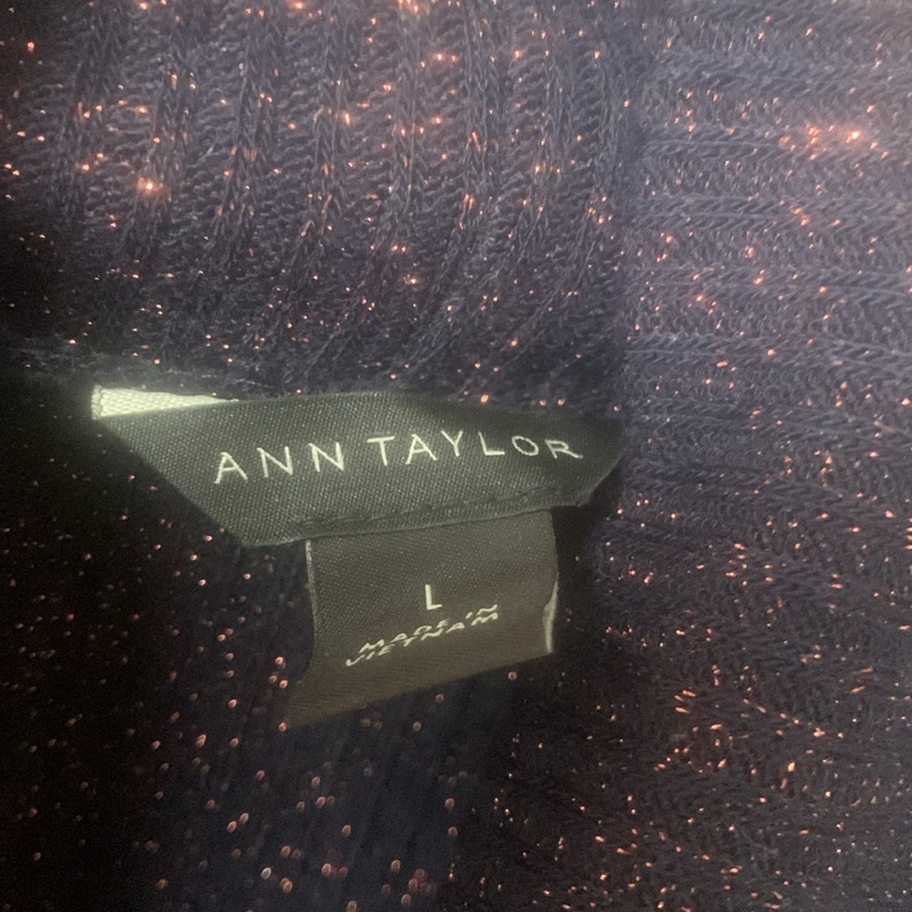 Ann Taylor Ribbed Turtleneck - Size L - Picture 4 of 4